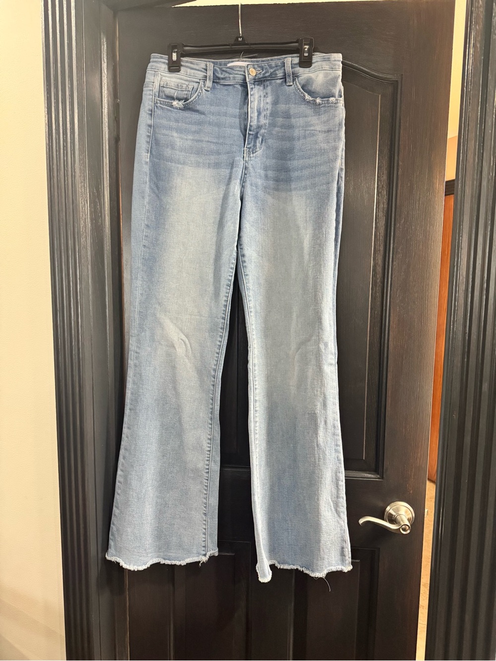 VERVET BY FLYING MONKEY Light Blue High-Rise Flare Jeans